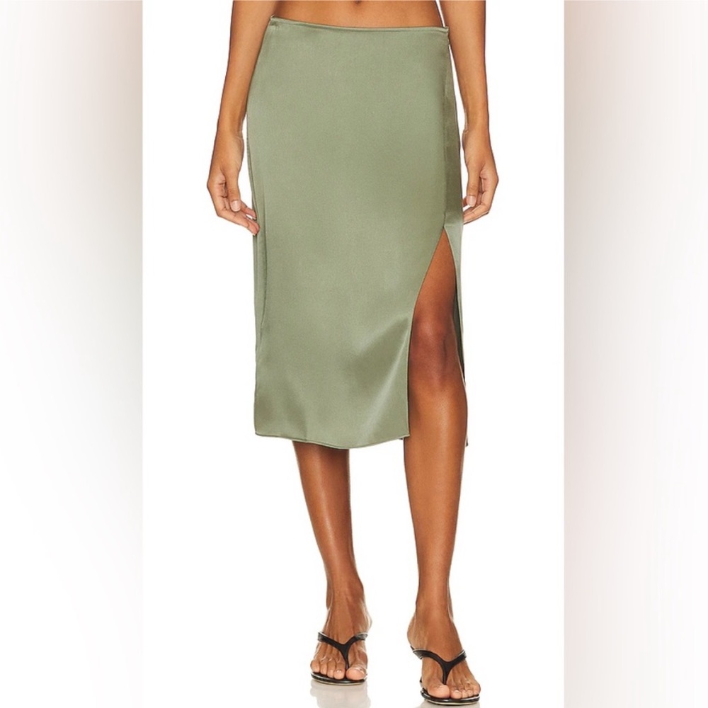 Anine Bing Jolin Silk Skirt NWT Size Small - Picture 2 of 11